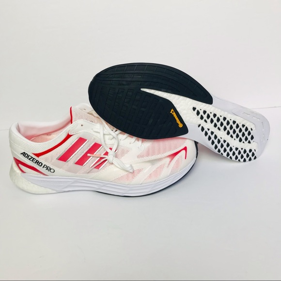 Adidas Adizero Pro V1 DNA White Solar Red - Picture 2 of 6